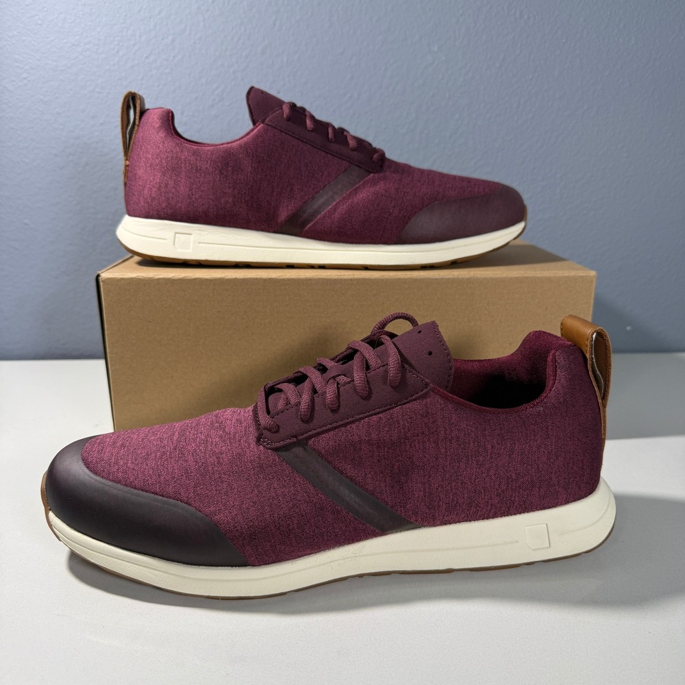 York Athletics The Henry Mens Maroon Runner Sneakers Size 11.5(Men) 13(Women)